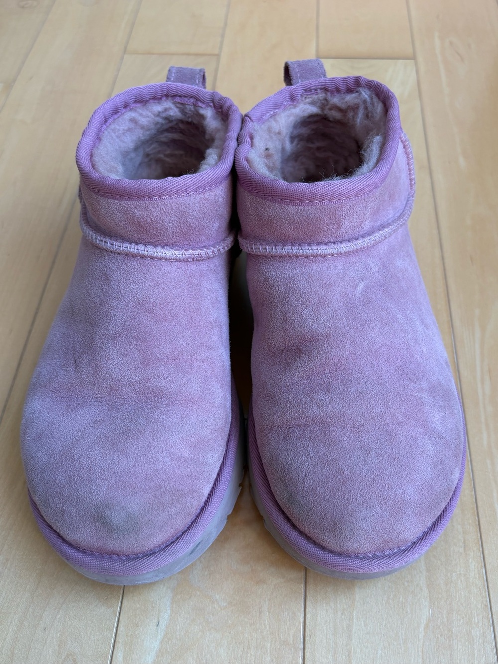 UGG Classic Ultra Mini Boots in pink